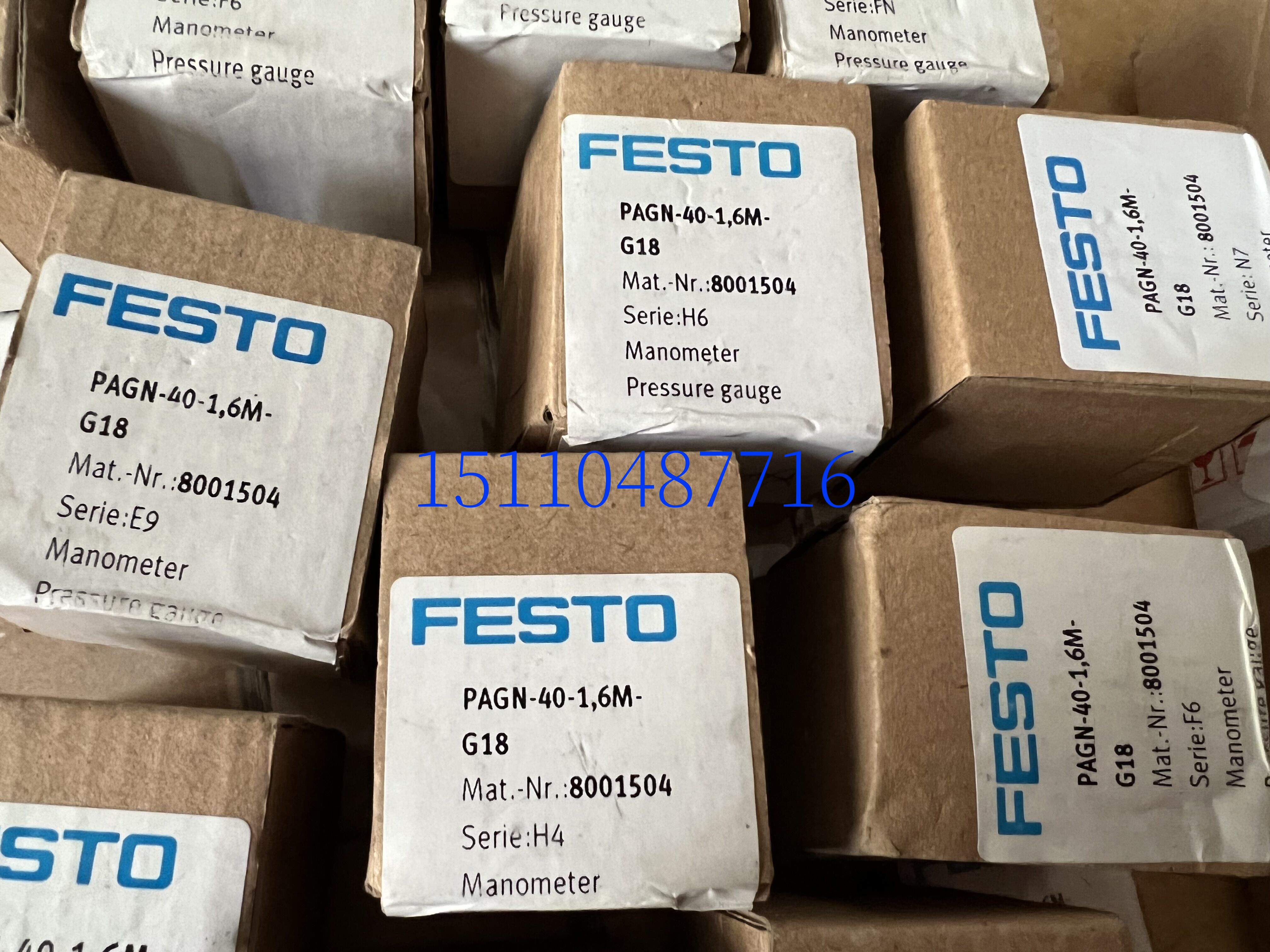 Festo FESTO Pressure Meter PAGN-40-1 6M-G18 8001504 Spot