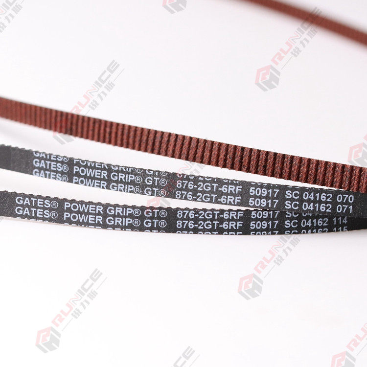 GATES SC 876-2GT-6 RF high precision low dust synchronous belt 3D printing machine special strap