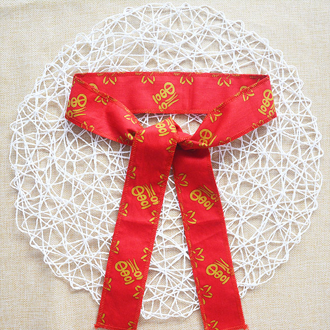 Baby cuddle with strap Baifu red pure cotton diaper with buckle strap baby bag fixed with belt red rope