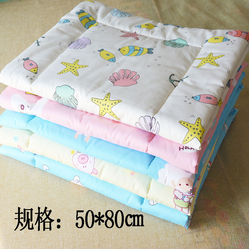 Baby cypress baby cotton mattress newborn baby cotton pad baby urine pad breathable machine washable 50*80