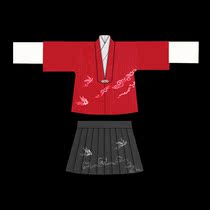 Chenxi comes with materials custom collar half-sleeve Hanfu daily short jacket long jacket autumn and winter models can be supplied with customized work cost straight collar