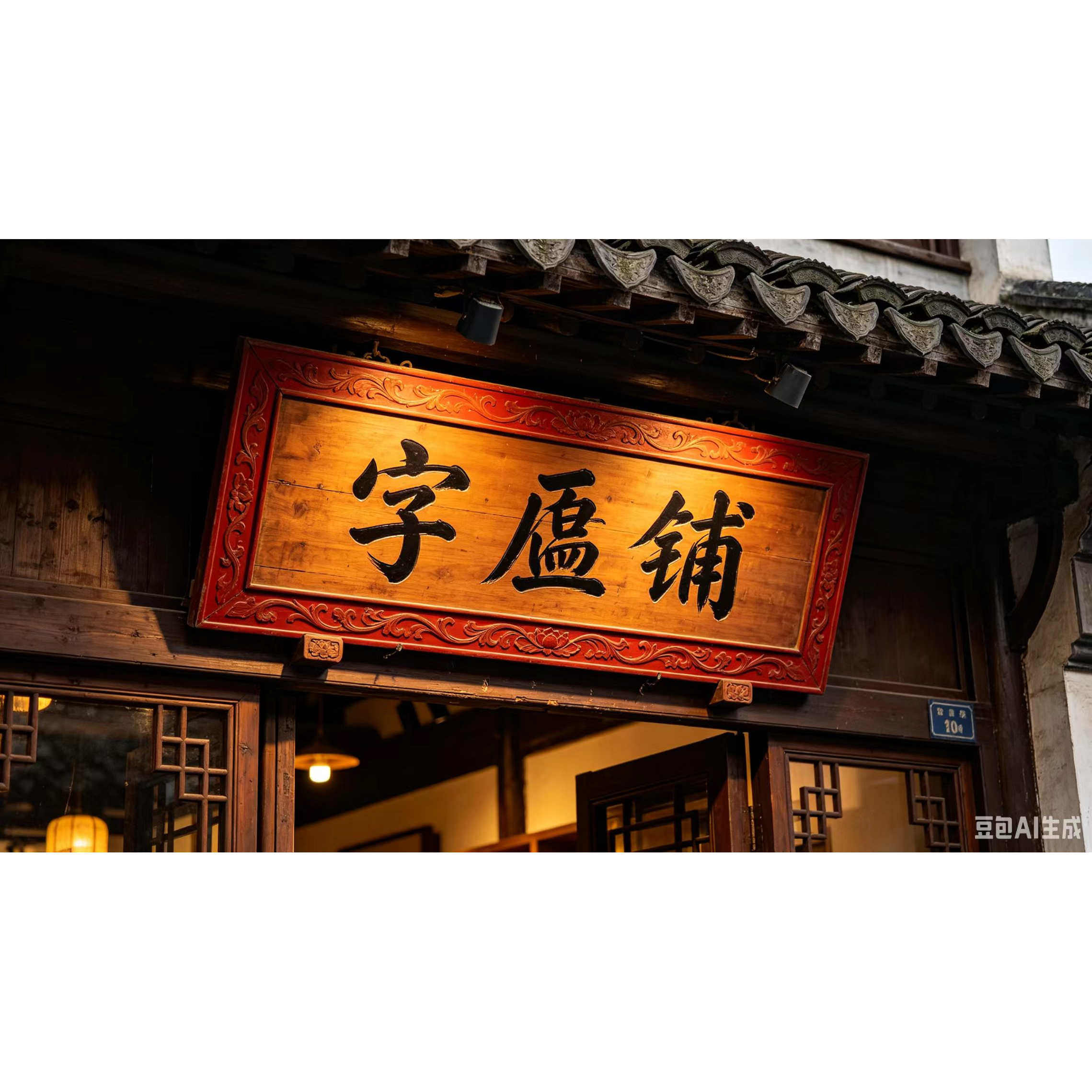 字匾铺工厂的LOGO