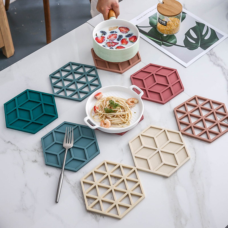 Heat insulation mat anti-burn and heat resistant Home Bowl Mat waterproof and anti-oil table Table Mat Dish Nordic Pan Mat Dish Dining Cushion Cup Mat