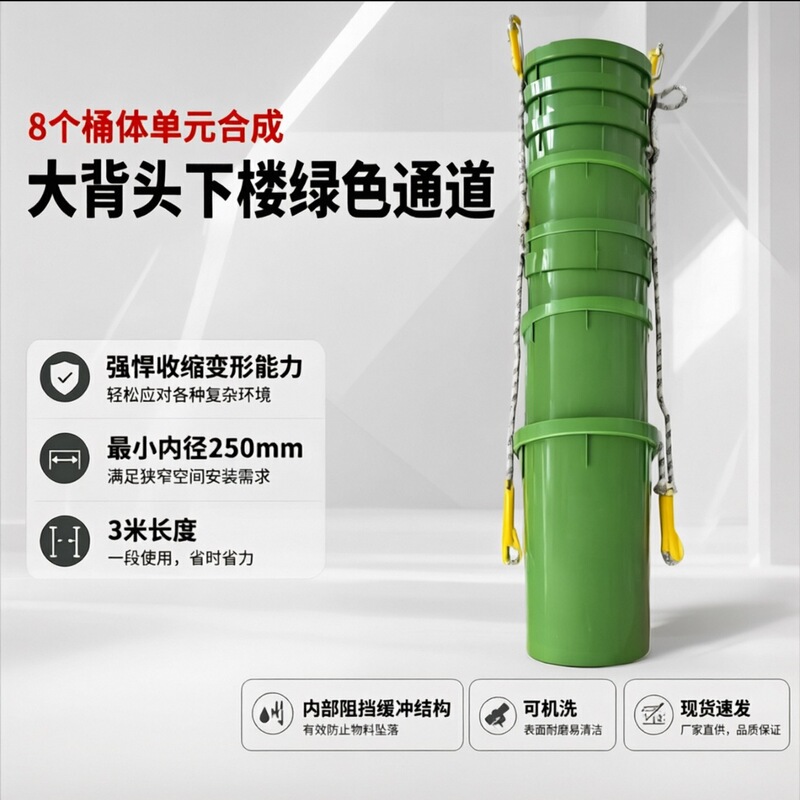[Patented Invention] New Model of Large-Head Construction Debris Descent Tool for Outdoor High-Altitude Work and Hardware Renovation