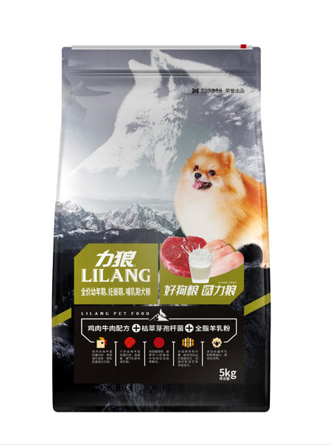 Lilang Dog Food Probiotic Puppy 5kg10Jin [Jin is equal to 0.5kg] Teddy Husky Golden Retriever Samoyed Puppy Dog Food General Type