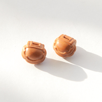 Long life lock wild dragon peach core carving boutique handmade original diy baby full moon 100 days gift accessories