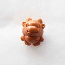 Dragon peach core carving Zodiac cow cartoon cute Q version of boutique accessories baby adult life year