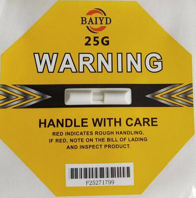 Logistics shockproof label anti-shake label shake monitoring label Anti-shock label anti-shock sticker tilt display label