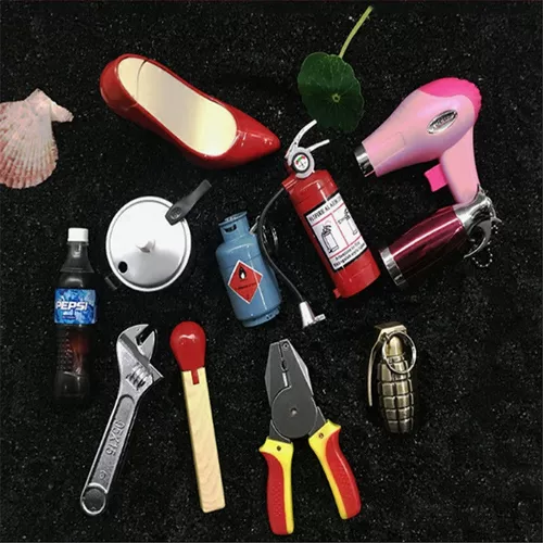 Чайник, гаечный ключ, надувная креативная зажигалка, фигурка, тигр, популярно в интернете, подарок на день рождения