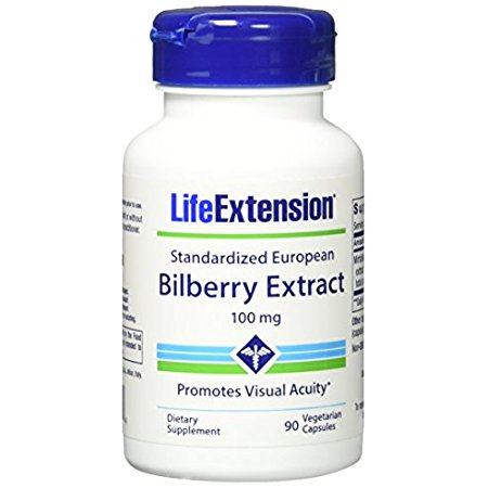 Life Extension Bilberry Extract 90 V-Capsules 100 mg 90 C-Ta
