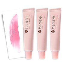 Lip Treatment (Rose) 3 Pack Travel Set by Hanalei Made wit