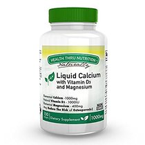 Liquid Calcium and Magnesium with 1000 IU D3 Vitamin K No