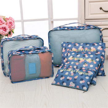 398 free shipping korean version of travel storage bag six-piece set