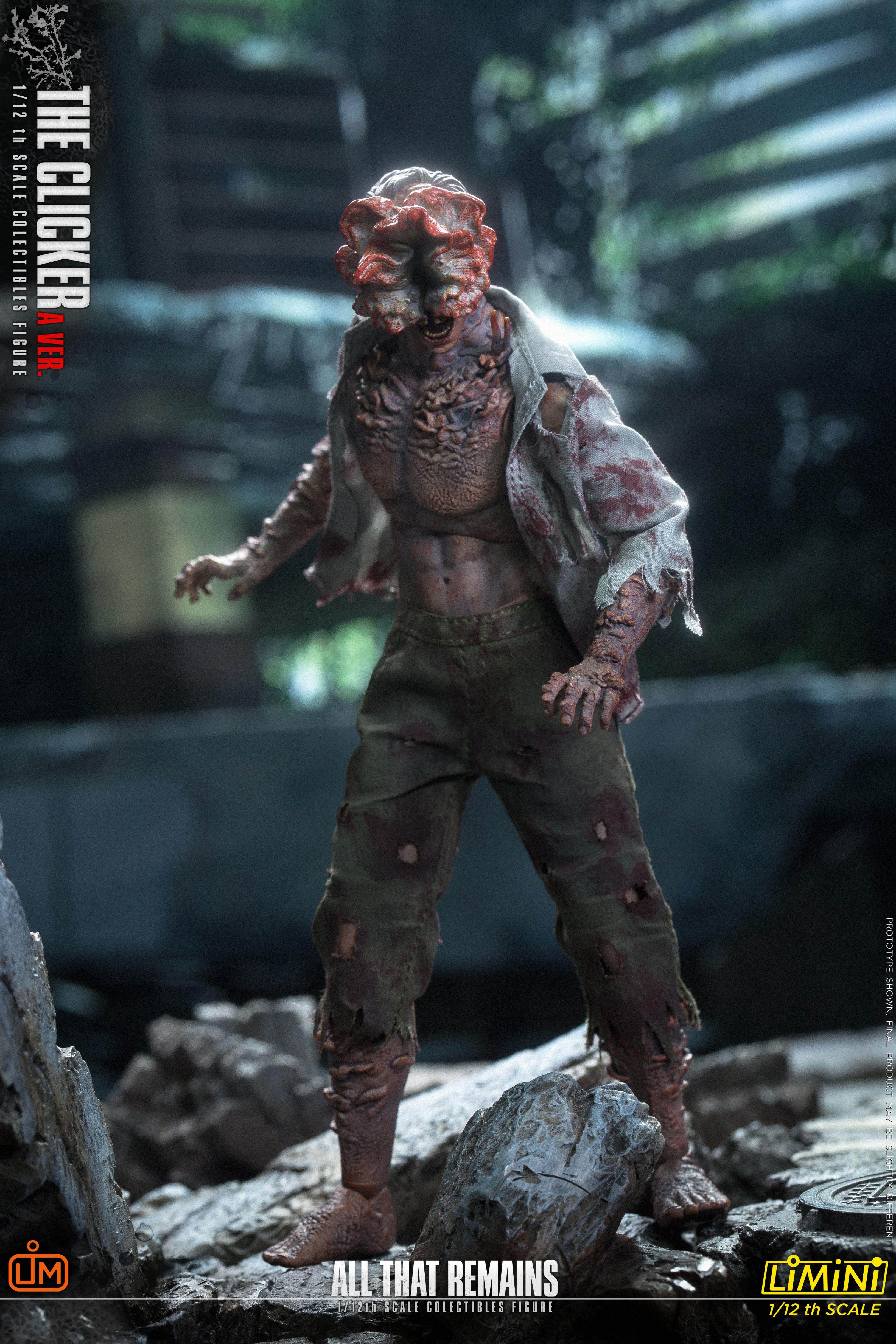 LimToys LMN009A 1/12 Last of Us The Clicker Zombie Action Figure