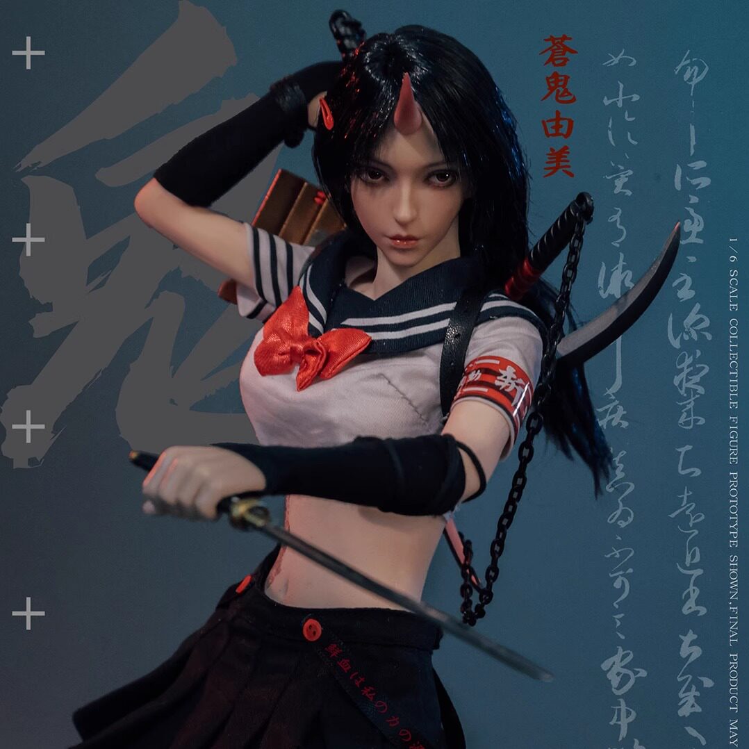 现货GDTOYS 1/6鬼姬第二弹苍鬼由美由川优子GD97011 可动摆件收藏控的