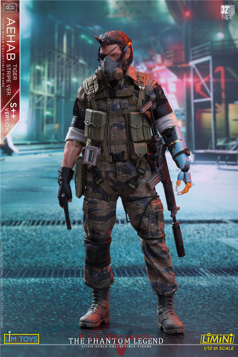 LIMTOYS ISMAEL メタルギアソリッドV スネーク LIMTOYS Metal Gear Solid V 1/12 Venom Snake Action Figure S++