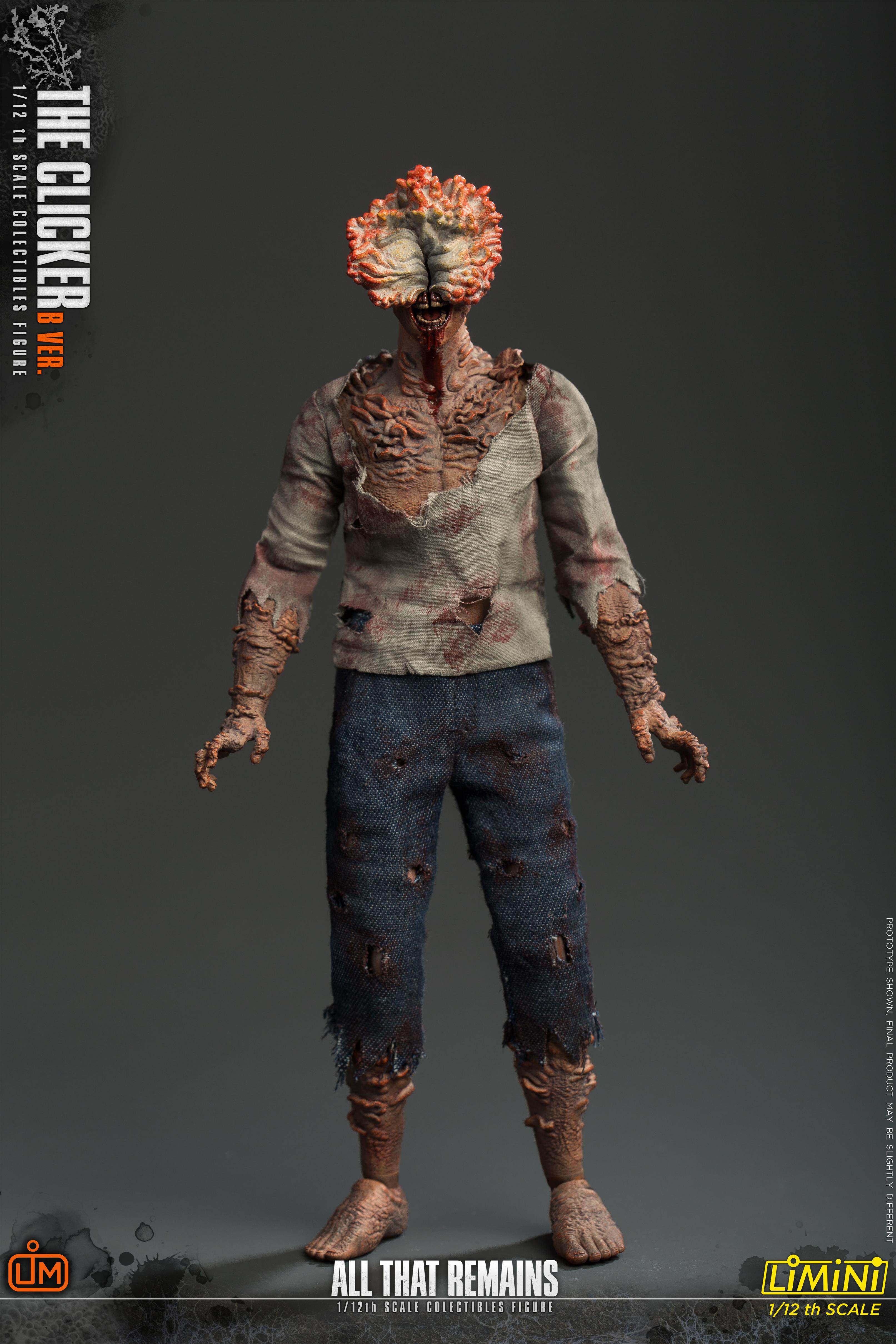 LimToys LMN010B 1/12 Last of Us The Clicker Zombie Action Figure