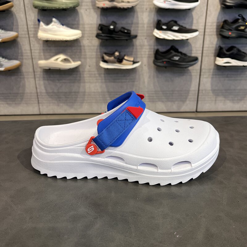 Skechers Men's Summer Slip-On Bubble Shoes Are Comfortable and Soft Two-Wear Casual Shoes 243311