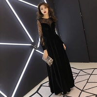 Черный, длинный