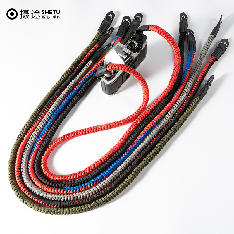 Photographic Umbrella Rope Single Eye Camera Holding Baby Bag Micro Single Eye Camera Shoulder Strap Decompression Camera Belt Firm Leica Camera Rope Hanging Neck