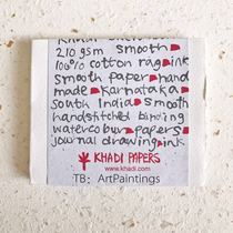 Khadi India Kadi Cotton wool edge handmade watercolor paper English calligraphy hand account Travel watercolor book