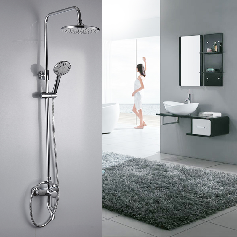 Bathroom All-copper Round Shower Shower Shower Shower Spray shower Shower Brilliant Doctor Shower SHOWER SUIT CAN BE BRIGHT CONCEALED