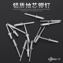 Riveter rivet gun Aluminum core pulling rivet Decorative nail Aluminum rivet open type flat round head 3 2 4 4 8mm