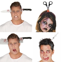 Horror Headband Halloween Decoration Scary Knife Halloween