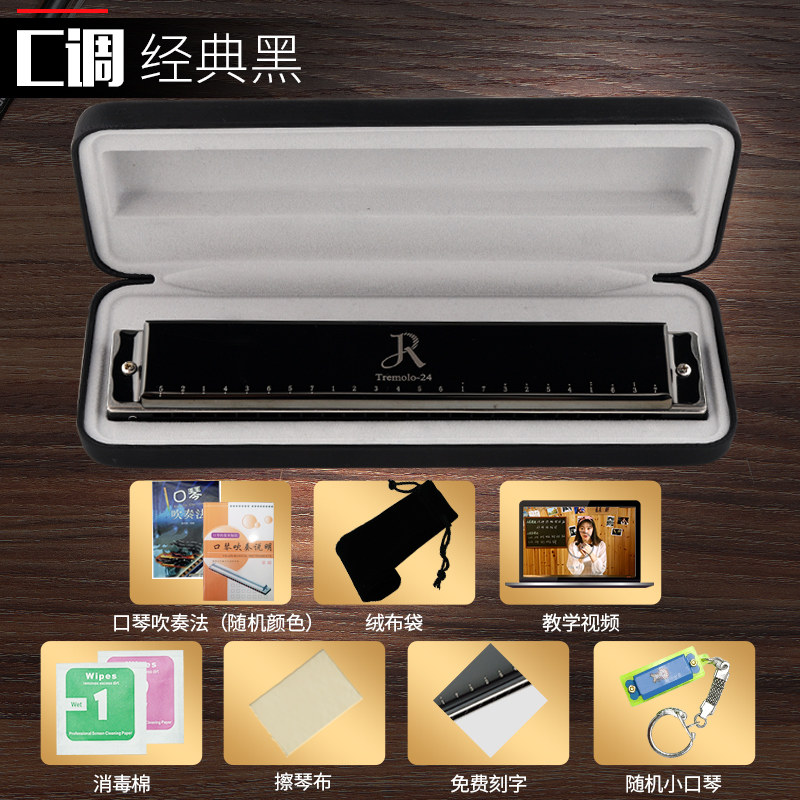 Harmonicate 24 Horizon Senior Genuine Bolalar uchun boshlang'ich Boshlash Professional Ijro CAF Tuna Tuber Rui Musiqa