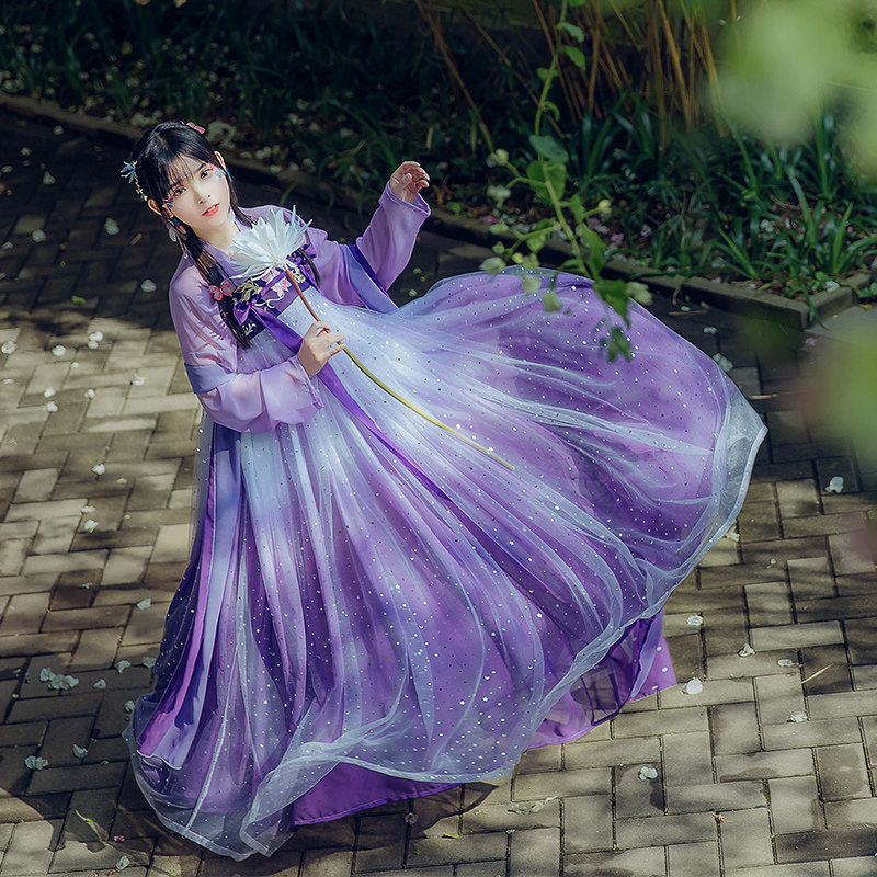 Chenlian Fish Dream Hanfu Female Autumn and Winter Chinese Style Fairy Spirit Flowing Ancient Style Student Original Cabbage Full Chest Full Chest Skirt