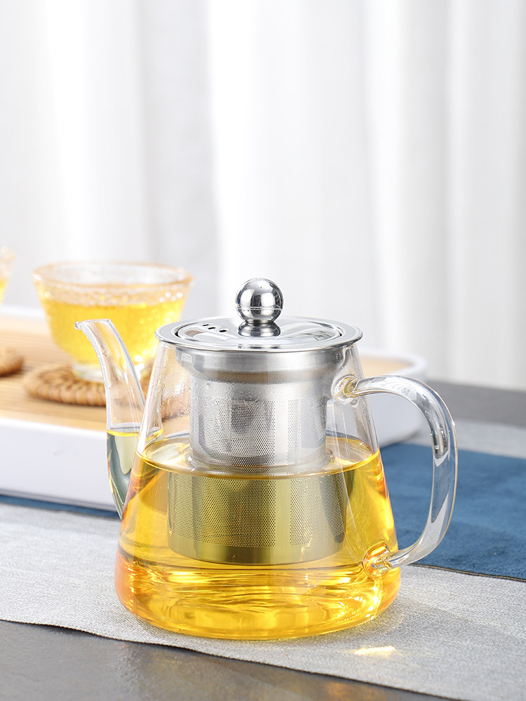 Glass body teapot Household multi-function tea maker Tea kettle Thickened heat-resistant fair cup Tea cup Tea cup Tea dispenser