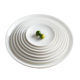 Hotel restaurant Western steak plate bone plate shallow plate flat plate commercial tableware pure white ceramic plate