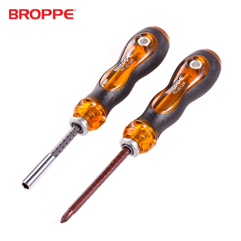 BROPPE Puppe multi-functional screwdriver Scroll Scroll Handle Cross-word hexagonal set triple screwdriver