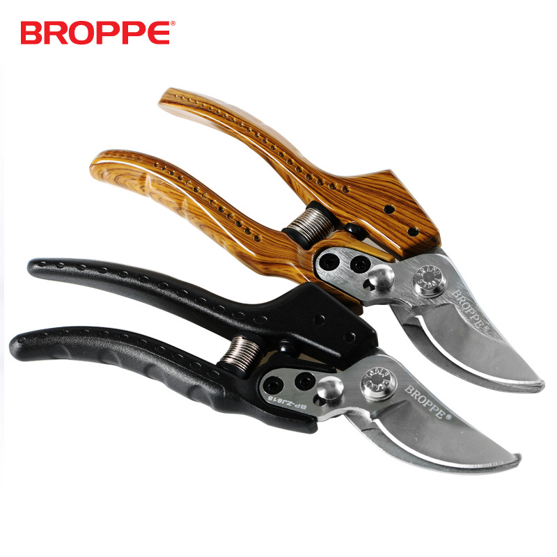 BROPPE POSCO horticultural scissors prunes prunes fruit tree scissors home labor-saving twigs shears tools to fix flower scissors-Taobao