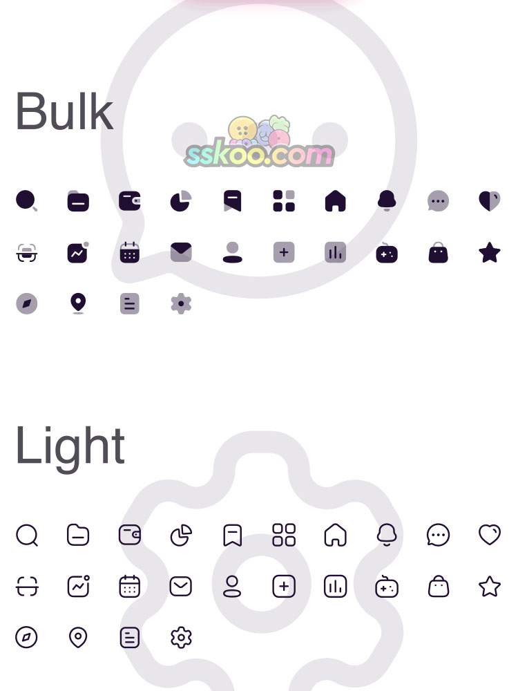 常用APP金刚区分类圆角图标ICON线性填充XD矢量AI格式PSD设计素材插图3