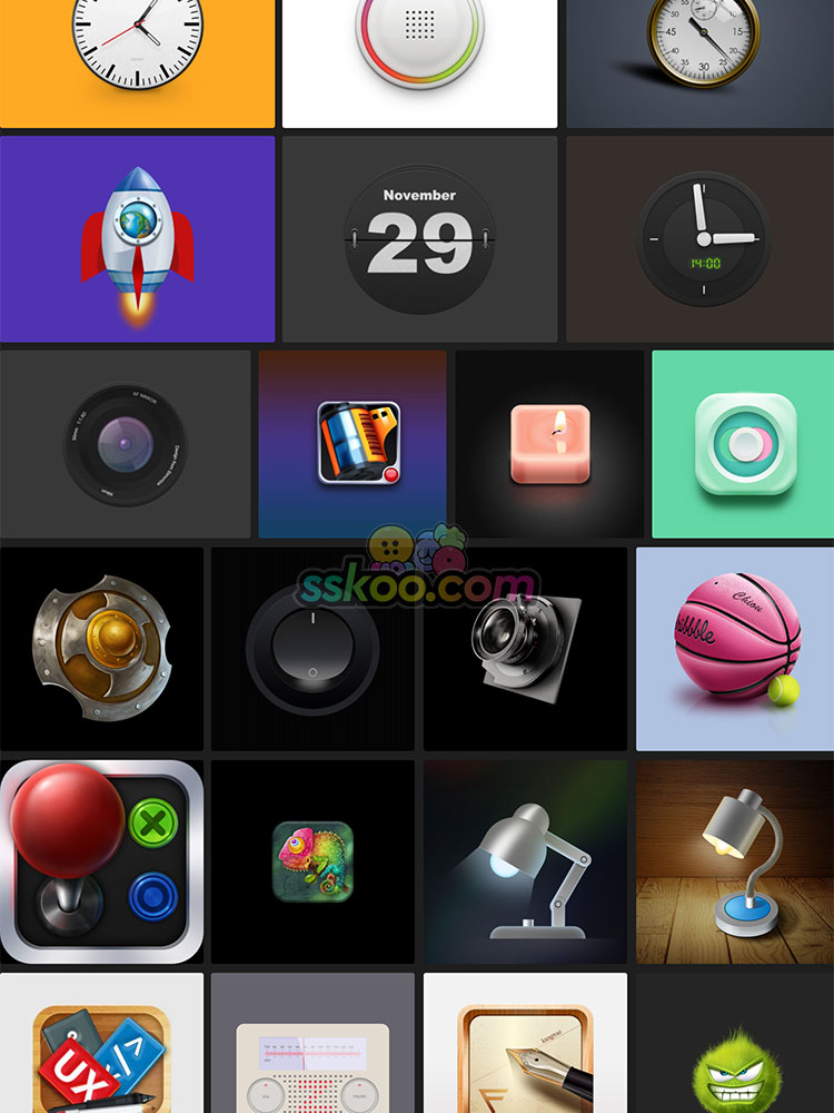 质感写实图标ICON拟物化UI界面设计师面试作品集PSD分层设计素材插图15