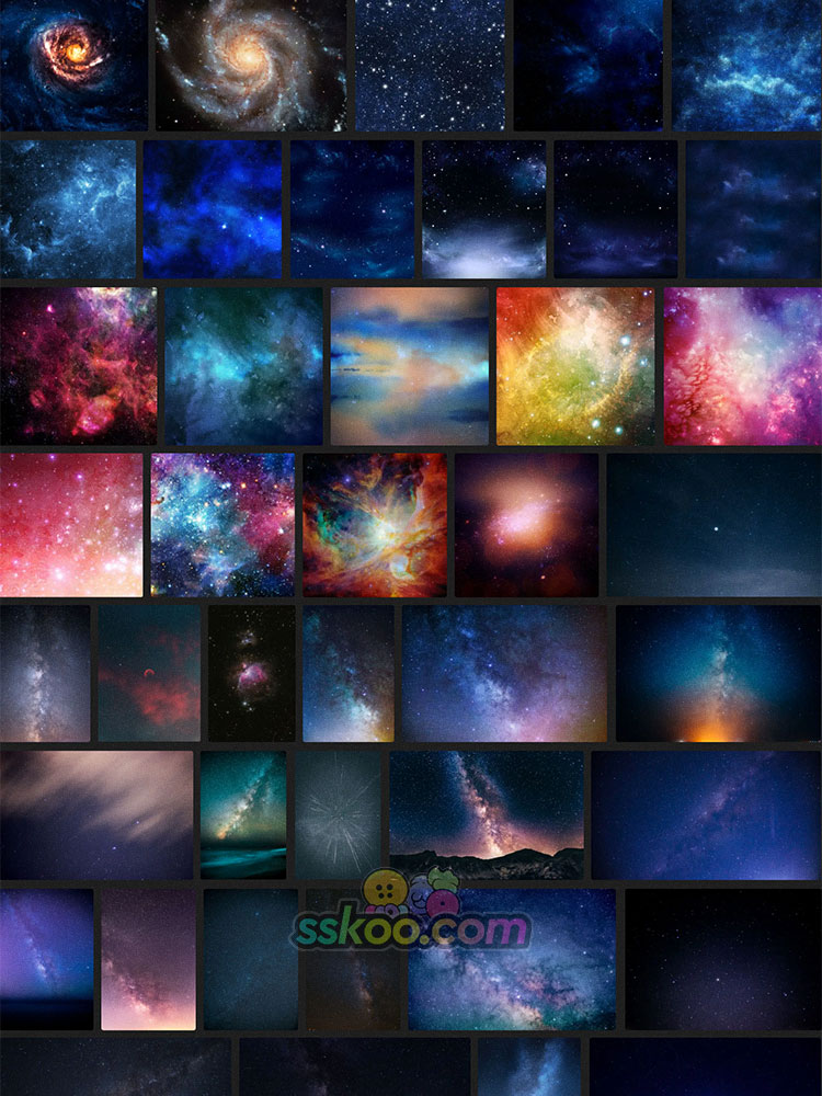 银河宇宙星空夜空星云粒子大数据可视化科幻背景高清摄影图片素材插图15