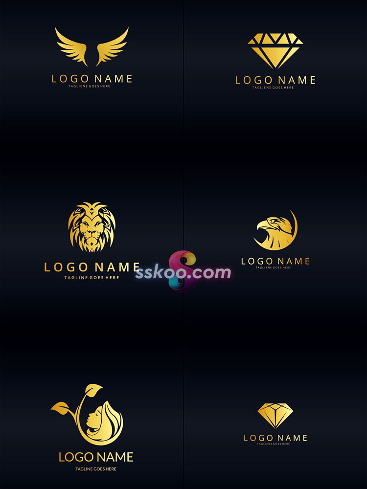 创意动物LOGO标志徽标徽章企业品牌商标VI店标EPS矢量设计素材插图3