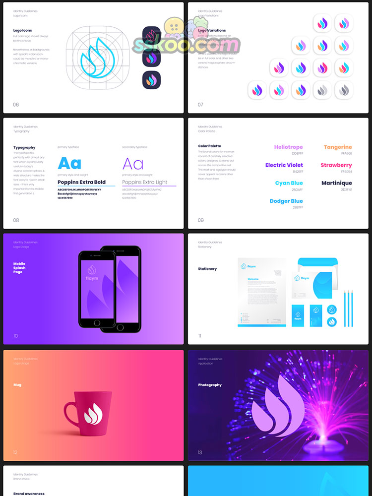 整套企业科技公司品牌VI手册VIS规范模板ai矢量sketch设计素材插图7