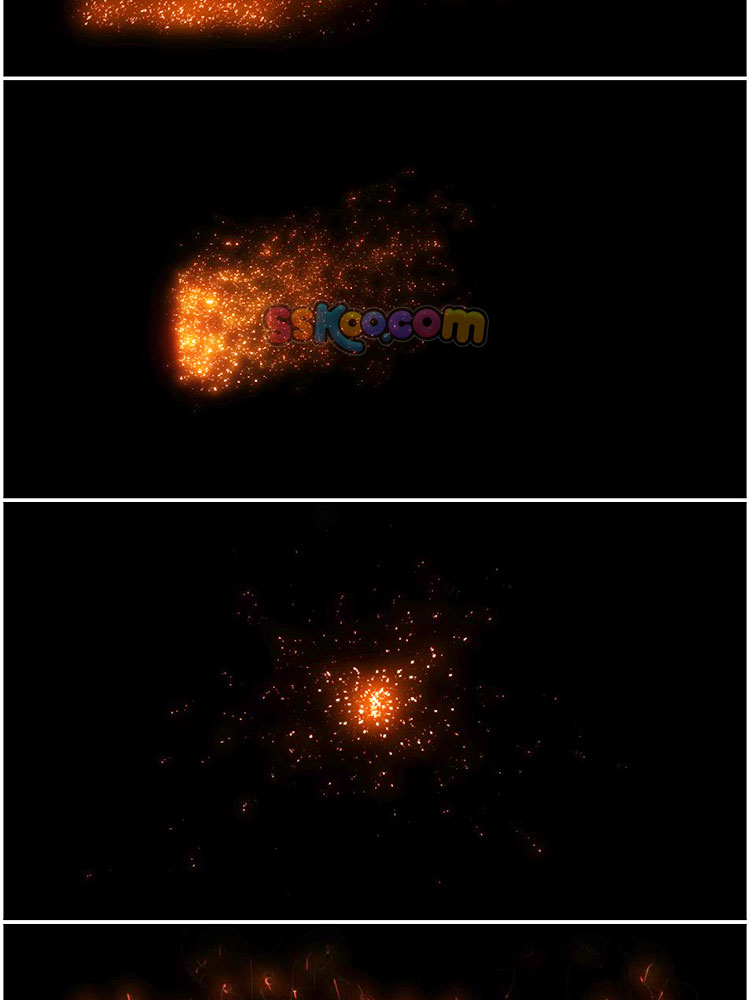 火花火苗火光四射飞溅连续动态高清JPG图片后期叠加背景设计素材插图7