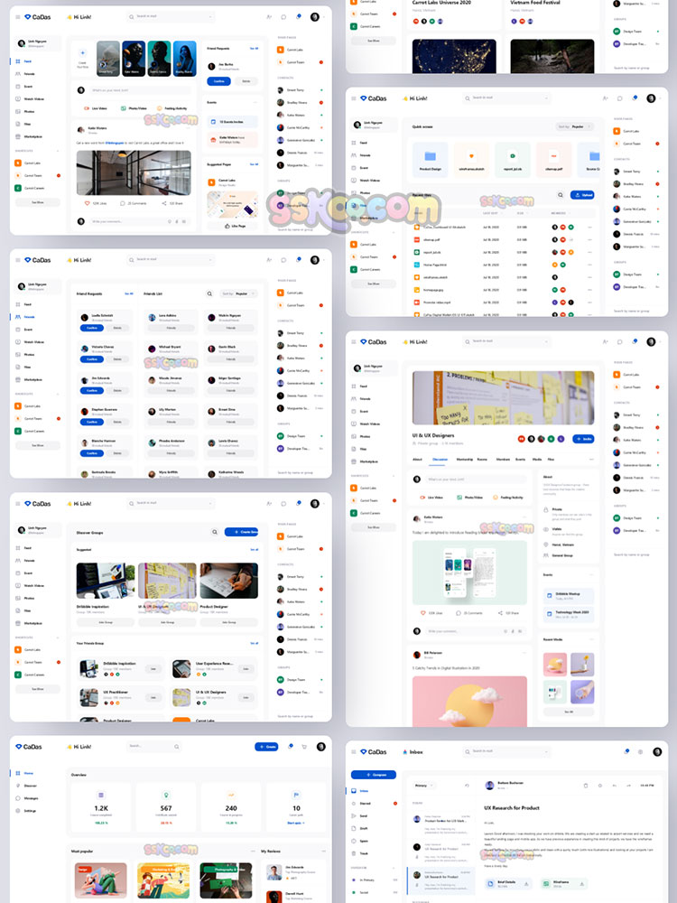 精美高端国外整套黑色后台管理组件网页UI界面模板Sketch素材fig插图14