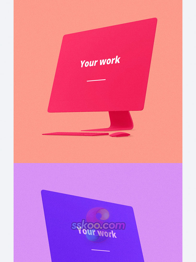 iPhone手机iPad平板Macbook电脑iMac模型样机PSD素材SKETCH模板插图18