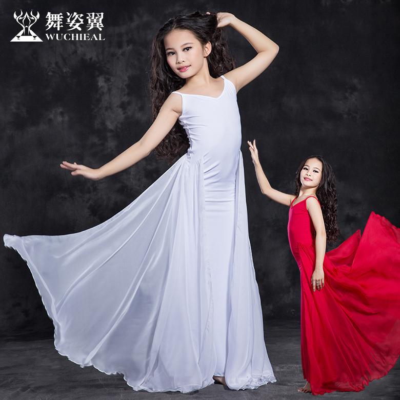 Dancing Pose Wing Children Belly Dancing Costumes Spring And Summer New Oriental Dance Exercises Modell Cotton Foreign Dress RT121