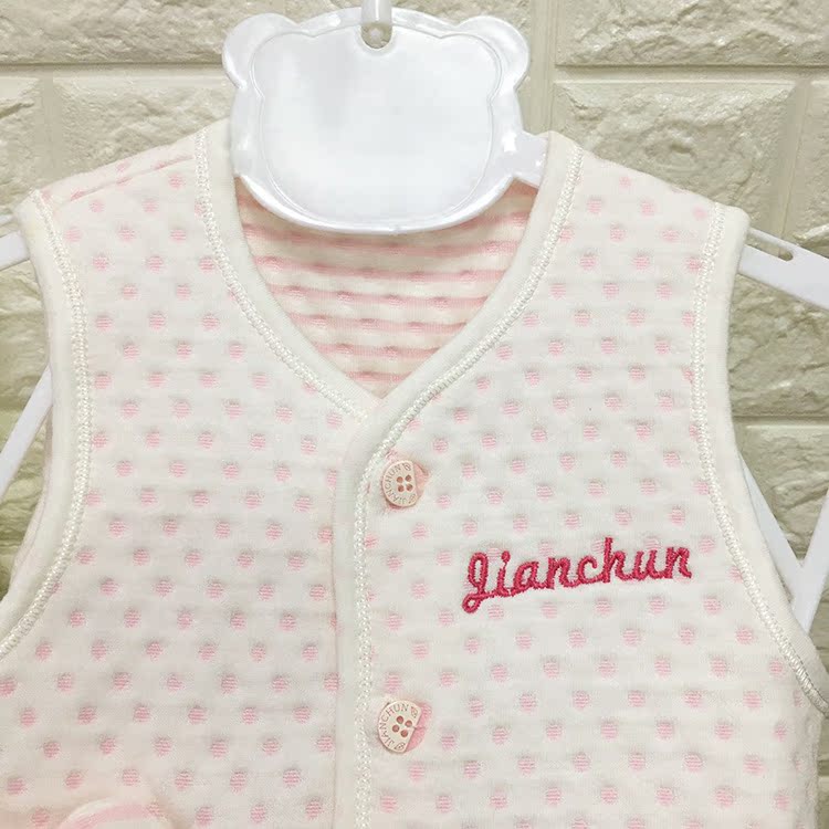 Nam và nữ 2018 xuân hè mới bông cotton vest vest quần áo em bé
