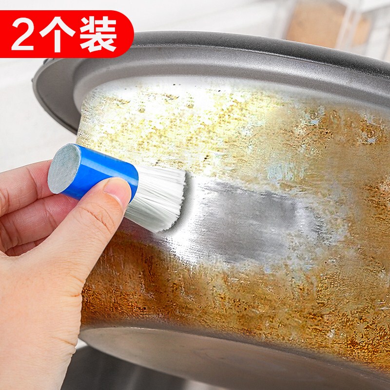 Kitchen Cleaning Supplies: Powerful Stainless Steel Rust Remover Magic Stick, Pot Brush for Washing Dishes and Removing Stains