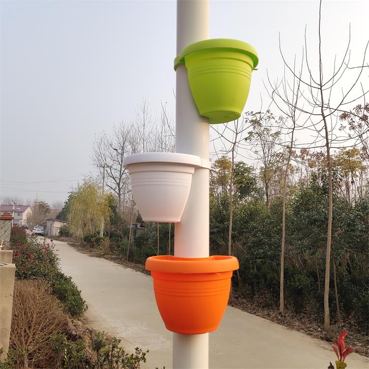 Wall hanging pipe pipeline bundled suspended channel basket cylindrical hanging wall