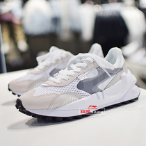 Li Ning Casual Shoes Women Shoes 2021 Summer New Square Round 92 Mesh Face Comfort Breathable Sneakers AGCR034