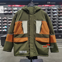 Li Ning Mens Winter Thickened Cotton Suit 2020 New Product Windproof Warm Loose Hooded Jacket AFMQ011