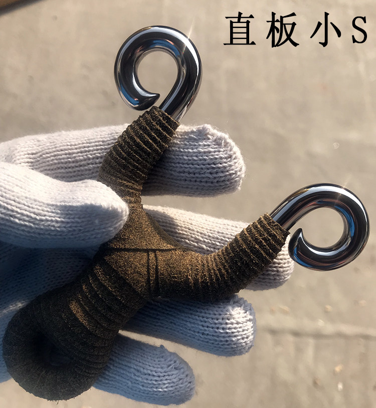 Leopard stainless steel cold traditional hand-made small S bending slingbow made titanium alloy fox large shrimp antelope slingshot