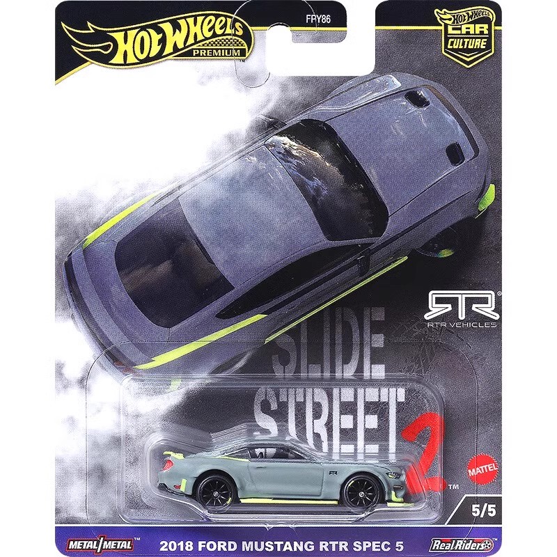 Hot Wheels Car Culture Street Drift 2 Collectible Alloy Car Model Lamborghini Hurricane Toyota Nissan
